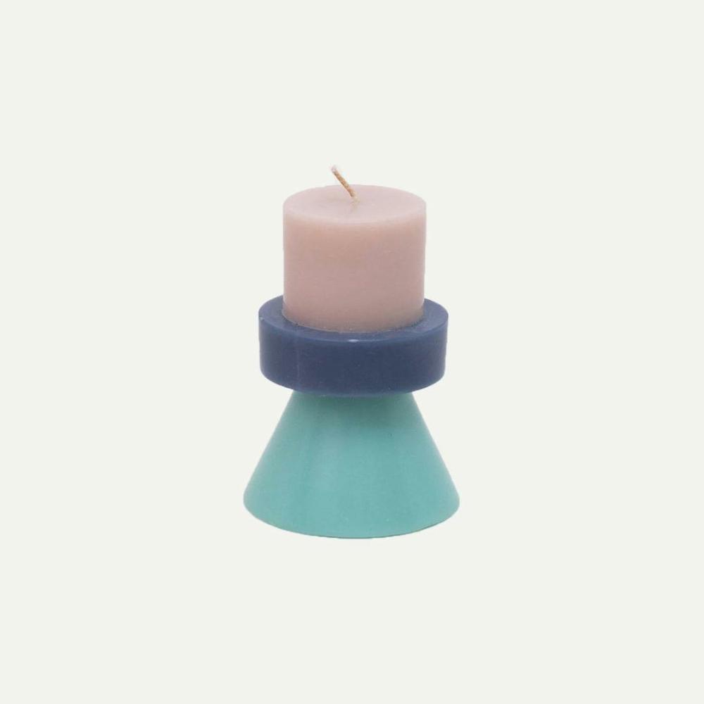 Stack Candle Mini – Nude / Powder Blue / Celeste Home Decoration